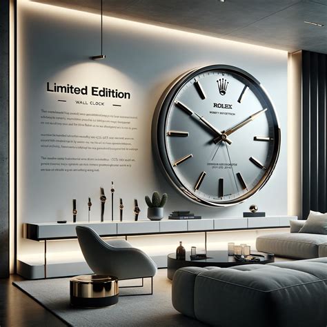 large rolex clock|rolex wall clock real.